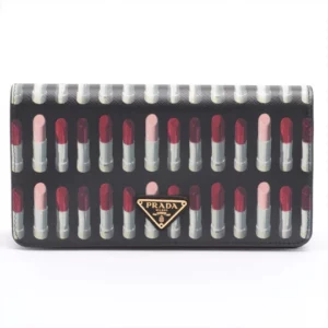 Prada Saffiano Lipstick Mini Cross Body Handbag